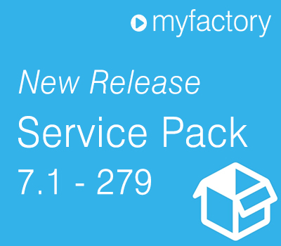 Ab sofort ist das neue myfactory Service Pack 279 zur Version 7.1 verfügbar. Mit dem neuen Service Pack stehen Usern neue Funktionen für das myfactory Cloud ERP zur Verfügung.