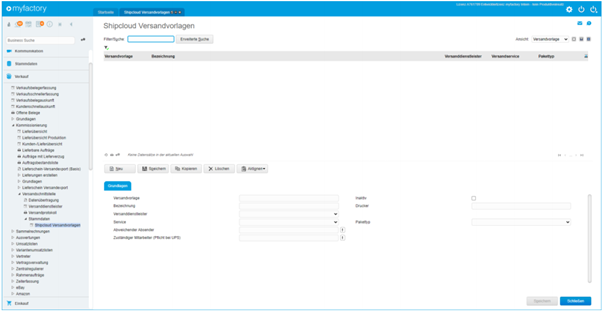ERP: Neue Shipcloud-Schnittstelle