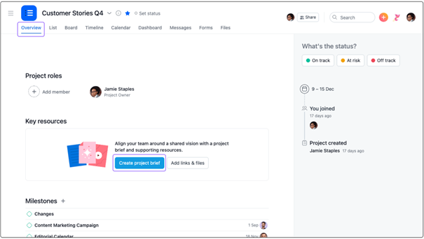 Einbetten eines Videos in Asana